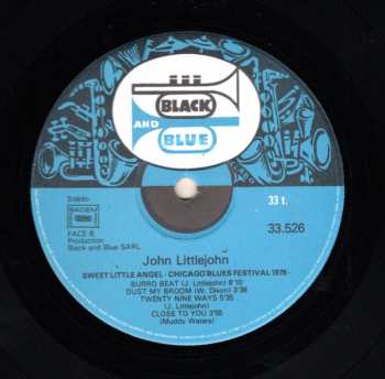 CD John Littlejohn: Sweet Little Angel