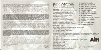 CD John Mayall: Return Of The Bluesbreakers