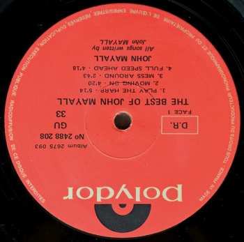 2LP John Mayall: The Best Of John Mayall