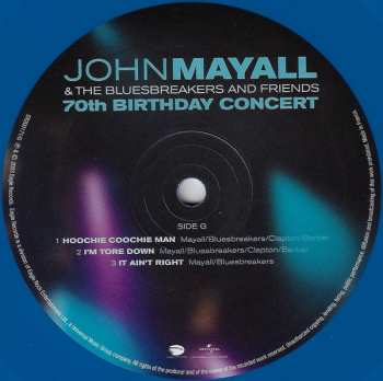 4LP John Mayall & The Bluesbreakers: 70th Birthday Concert LTD | CLR