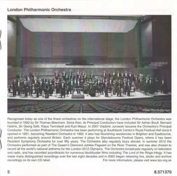 CD The London Philharmonic Orchestra: Composer, Pianist, Conductor (Symphony No. 1 'Elegy' • Liszt Fantasy • Studies • Tuning)