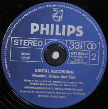 LP Paco De Lucía: Passion, Grace & Fire