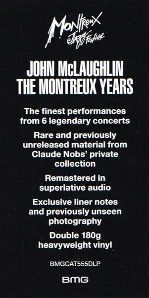 2LP John McLaughlin: The Montreux Years 