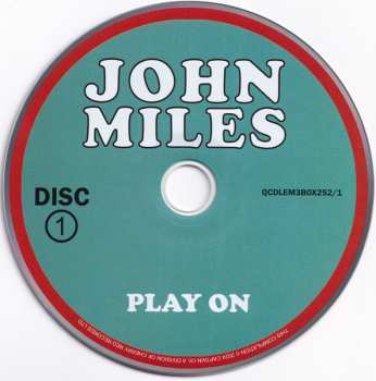 3CD/Dobozkészlet John Miles: The Albums 1983-93