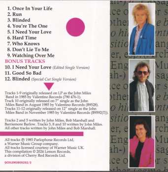 3CD/Dobozkészlet John Miles: The Albums 1983-93