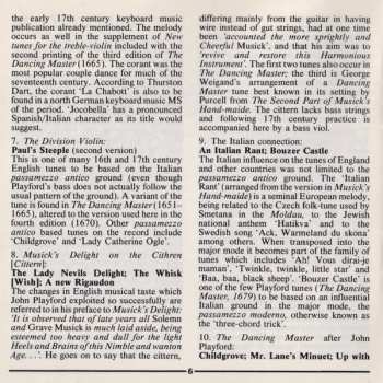 CD The Broadside Band: John Playford's Popular Tunes
