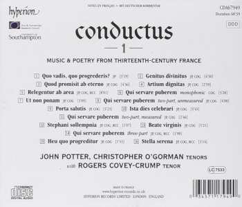 CD Rogers Covey-Crump: Conductus - 1: Music & Poetry from Thirteenth-Century France