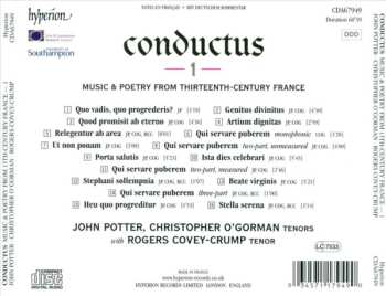 CD Rogers Covey-Crump: Conductus - 1: Music & Poetry from Thirteenth-Century France