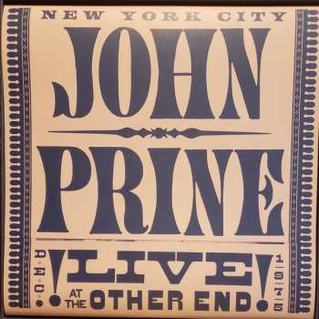 4LP/Dobozkészlet John Prine: Live At The Other End Dec. 1975 LTD