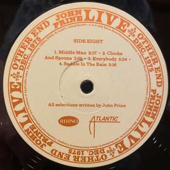4LP/Dobozkészlet John Prine: Live At The Other End Dec. 1975 LTD