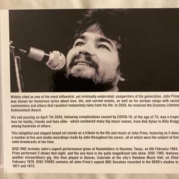 3CD John Prine: Transmission Impossible (Legendary Radio Broadcasts From The 1970s & 1980s)