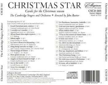 CD John Rutter: Christmas Star (Carols For The Christmas Season)
