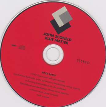 CD John Scofield: Blue Matter LTD