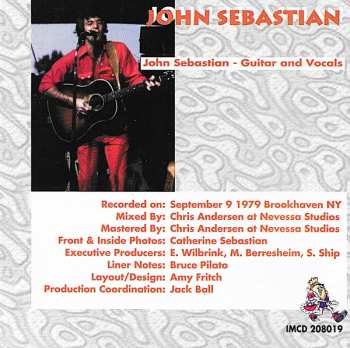 CD John Sebastian: King Biscuit Flower Hour Presents John Sebastian In Concert