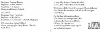 CD The Sixteen: Ikon Of Light
