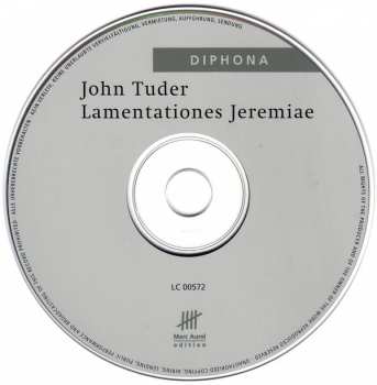 CD John Tuder: Lamentationes Jeremiae