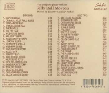 2CD John Parker: The Complete Piano Works Of Jelly Roll Morton
