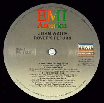 LP John Waite: Rover's Return