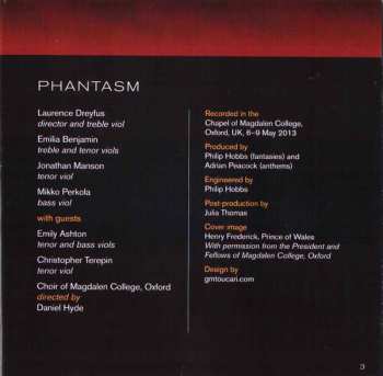 SACD Phantasm: Fantasies & Verse Anthems