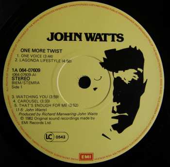LP John Watts: One More Twist