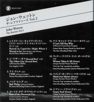 CD John Wetton: An Extraordinary Life The Rarities (Volume Two)