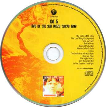 6CD John Wetton: The Official Bootleg - Archive Vol 1 (Live In Argentina 1996 · Live In Osaka 1997 · Live In Tokyo 1999) DLX