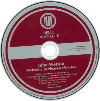 CD John Wetton: Welcome To Heaven