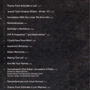 CD John Williams: Schindler's List (Music From The Original Motion Picture Soundtrack)