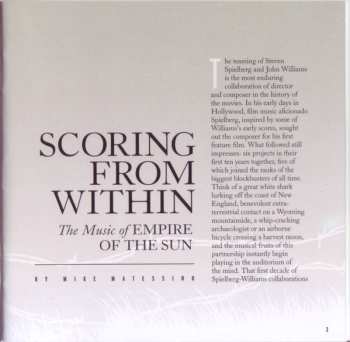 2CD John Williams: Empire Of The Sun (Original Motion Picture Soundtrack) LTD