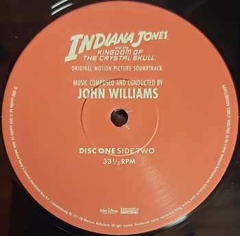 2LP John Williams: Indiana Jones And The Kingdom Of The Crystal Skull (Original Motion Picture Soundtrack) LTD