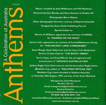 CD John Williamson: Anthems - A Celebration Of Australia