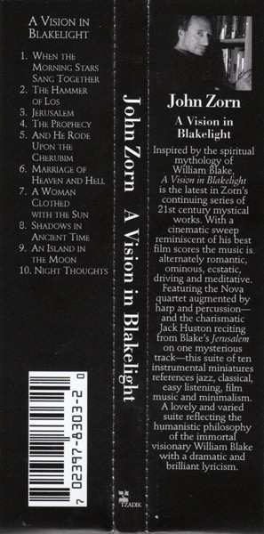 CD John Zorn: A Vision In Blakelight