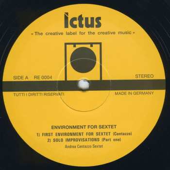 LP John Zorn: Environment For Sextet