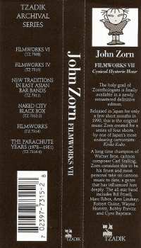 CD John Zorn: Filmworks VII: Cynical Hysterie Hour