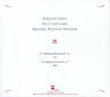 CD John Zorn: Hannigan Sings Zorn Volume One Live In Concert