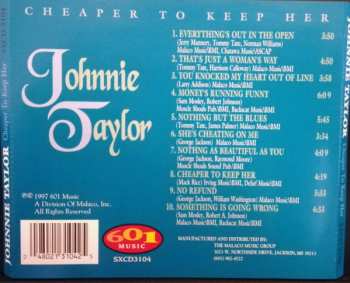 CD Johnnie Taylor: Cheaper To Keep Her