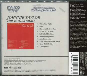CD Johnnie Taylor: This Is Your Night