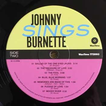 LP Johnny Burnette: Sings LTD
