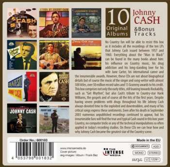 10CD/Dobozkészlet Johnny Cash: 10 Original Albums