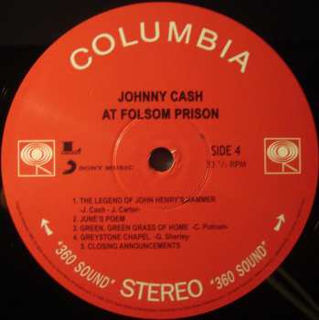 2LP Johnny Cash: At Folsom Prison