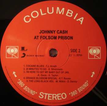 2LP Johnny Cash: At Folsom Prison