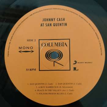 LP Johnny Cash: Johnny Cash At San Quentin