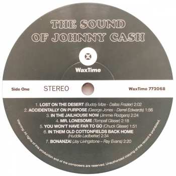LP Johnny Cash: The Sound Of Johnny Cash LTD