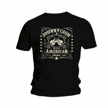 Merch Johnny Cash: Póló American Rebel 