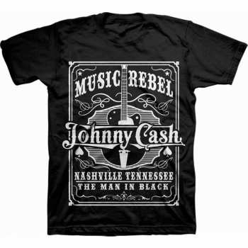 Merch Johnny Cash: Póló Music Rebel 