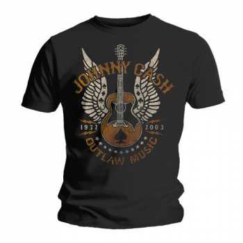 Merch Johnny Cash: Póló Outlaw 