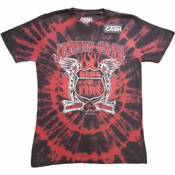 Merch Johnny Cash: Póló Ring Of Fire 