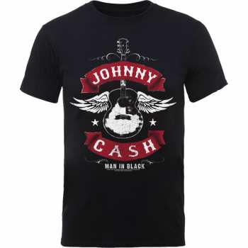 Merch Johnny Cash: Póló Winged Guitar 