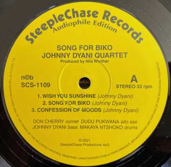 LP Johnny Dyani Quartet: Song For Biko