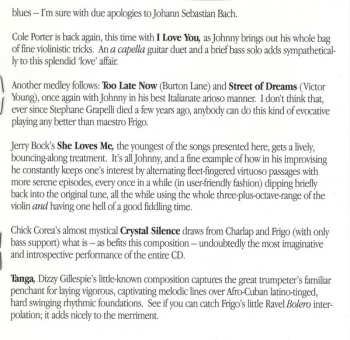 CD John Frigo: Johnny Frigo's DNA Exposed!